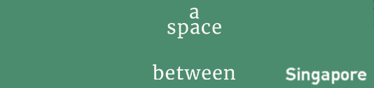 a space between